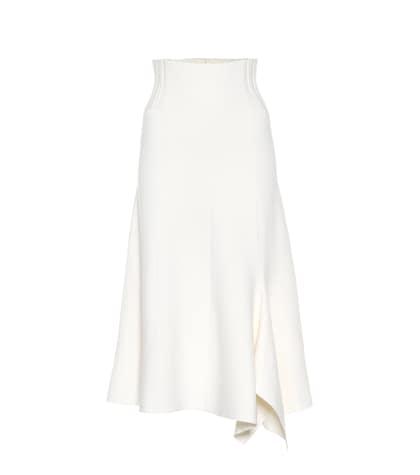 Dorothee Schumacher Poetic Drape Wool-blend Skirt