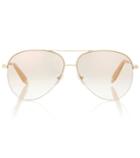 Poupette St Barth Classic Victoria Aviator Sunglasses