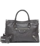 Roger Vivier Classic City S Leather Tote