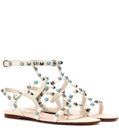 Bottega Veneta Valentino Garavani Rockstud Sandals