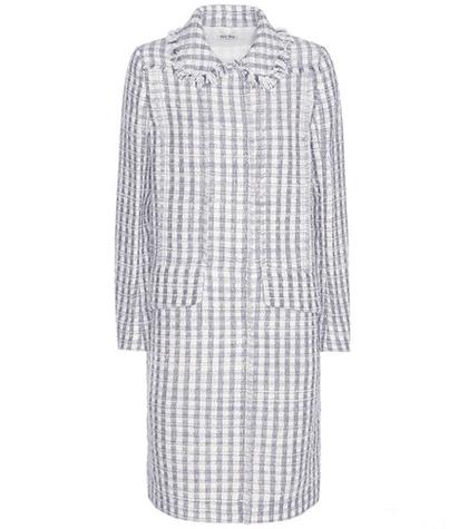 Miu Miu Wool-blend Tweed Coat
