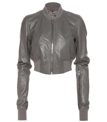 Proenza Schouler Glitter Flight Leather Cropped Jacket