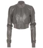 Proenza Schouler Glitter Flight Leather Cropped Jacket