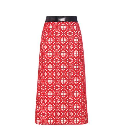 Teatum Jones Florence Embroidered Merino Wool Skirt