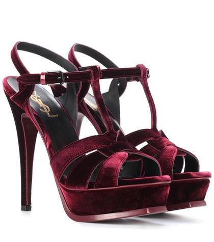 Simone Rocha Tribute 75 Velvet Sandals