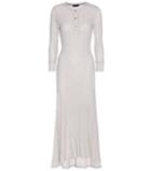 Miu Miu Knitted Cotton Maxi Dress