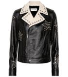 Saint Laurent Studded Leather Biker Jacket