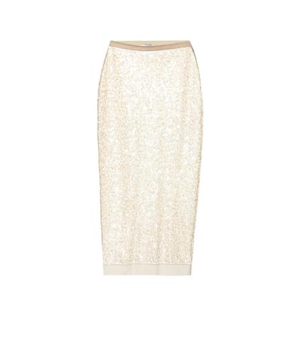 Miu Miu Sequined Pencil Skirt