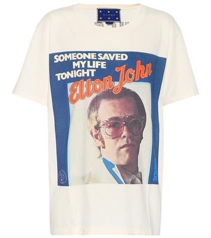 Gucci X Elton John Printed T-shirt