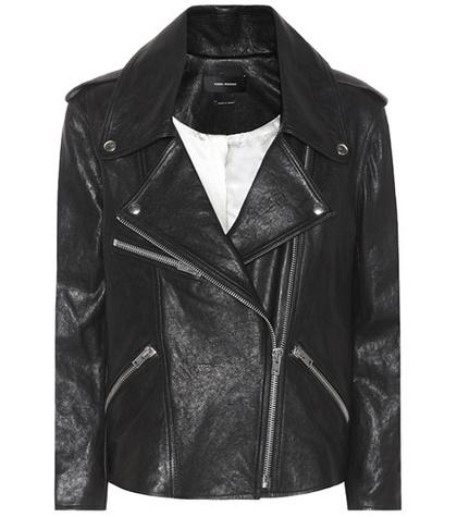 Oscar De La Renta Bowie Leather Jacket