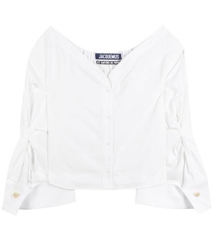 Polo Ralph Lauren La Chemise Epaules Nues Cotton Blouse