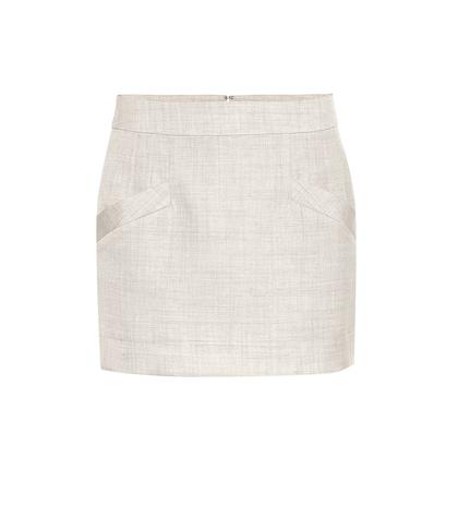 Stella Mccartney Linen-blend Miniskirt