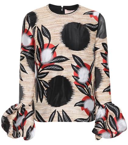 Agnona Arlo Jacquard Top
