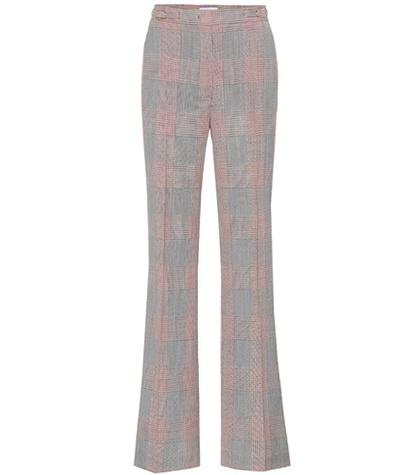 Gabriela Hearst Vesta Plaid Wool Trousers