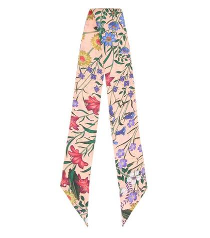 Gucci Printed Silk Twill Scarf