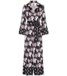 Temperley London Dragonfly Printed Satin Jumpsuit