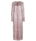  Leopard-print Silk-blend Dress