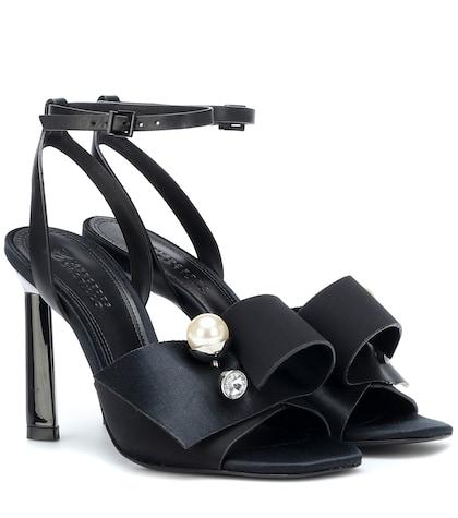 Jardin Des Orangers Keria Embellished Satin Sandals