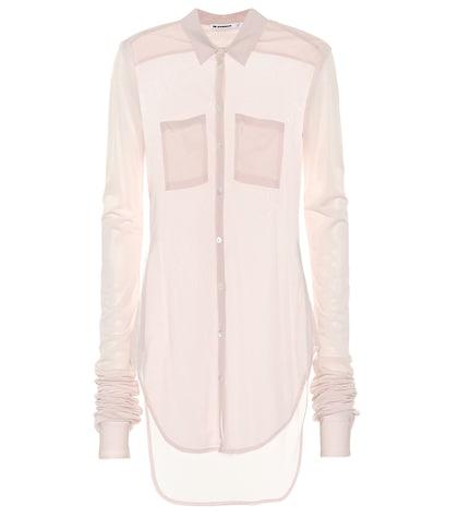 Jil Sander Sheer Jersey Shirt