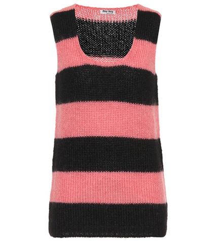 Miu Miu Mohair-blend Sweater Vest