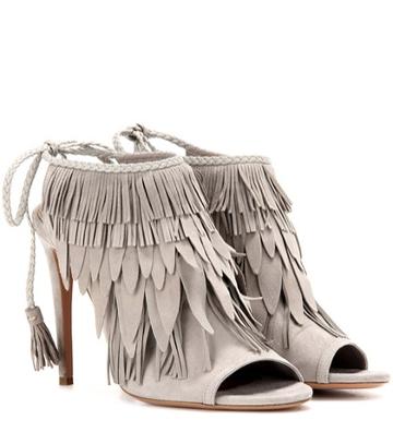 Gianvito Rossi So Pocahontas 105 Suede Sandals