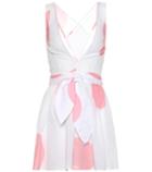 Alexandra Miro Raphaela Dotted Cotton Minidress