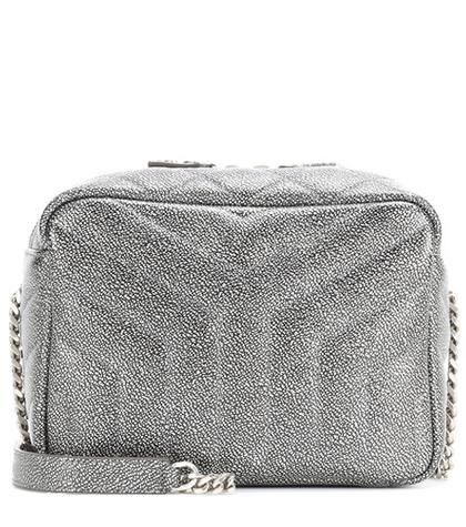 Saint Laurent Classic Small Loulou Monogram Metallic Leather Bag