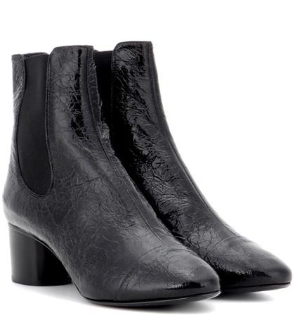 Isabel Marant Danae Patent Leather Ankle Boots