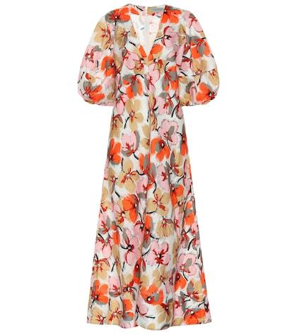 Lee Mathews Margot Linen Maxi Dress
