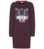 Kenzo Embroidered Cotton Sweatshirt Dress