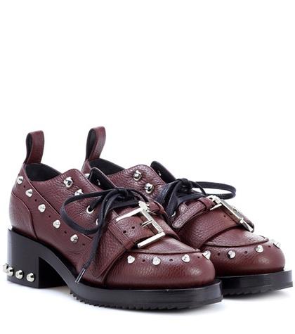 N21 Studded Leather Shoes