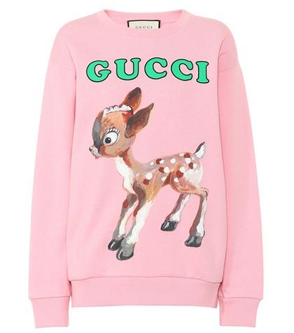 Gucci Fawn-printed Sweatshirt