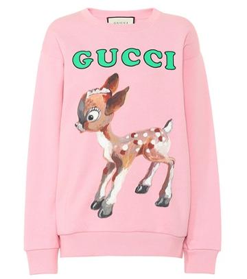 Gucci Fawn-printed Sweatshirt