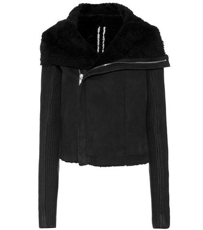 Rick Owens Classic Suede Biker Jacket