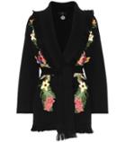 Moncler Embroidered Cashmere Cardigan
