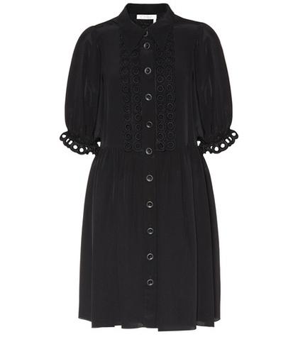 Chlo Silk Shirt Dress
