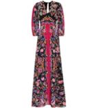 Etro Sequined Paisley Silk Dress