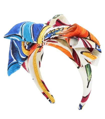 Dolce & Gabbana Cotton And Silk-blend Headband
