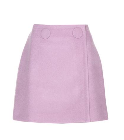Stella Mccartney Wool-blend Wrap Skirt