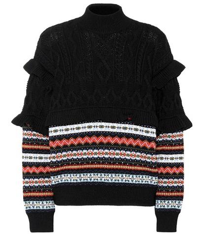 Philosophy Di Lorenzo Serafini Striped Virgin Wool Sweater