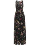 N21 Floral-printed Silk Dress