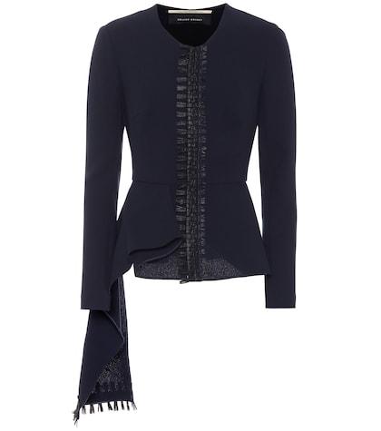 Roland Mouret Greenwood Wool Crêpe Jacket