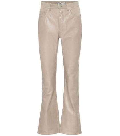 Acne Studios Leather-coated Pants