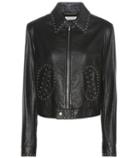Saint Laurent Embellished Leather Jacket
