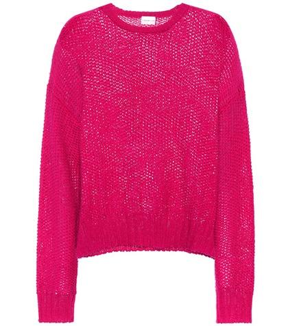 Simon Miller Open-knit Wool Sweater