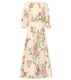 Giambattista Valli Floral Silk-chiffon Midi Dress