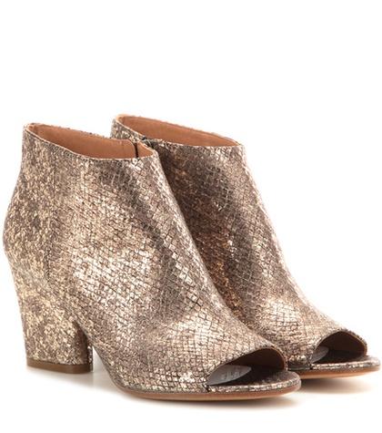 Valentino Stamped Leather Boots