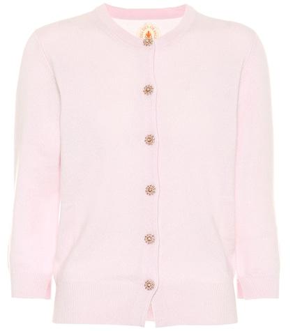 Jardin Des Orangers Embellished Cashmere Cardigan