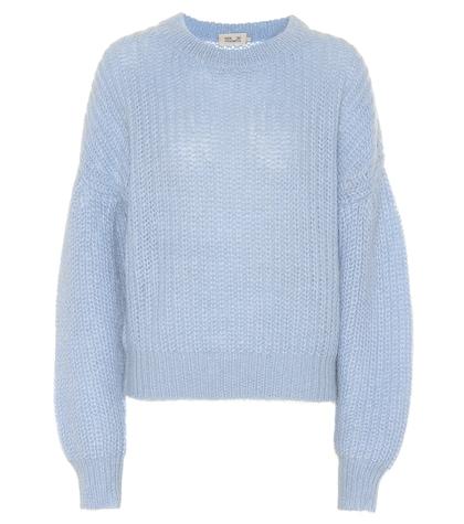 Saint Laurent Chuden Mohair And Wool-blend Sweater