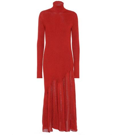 Gucci Cotton-blend Knit Midi Dress